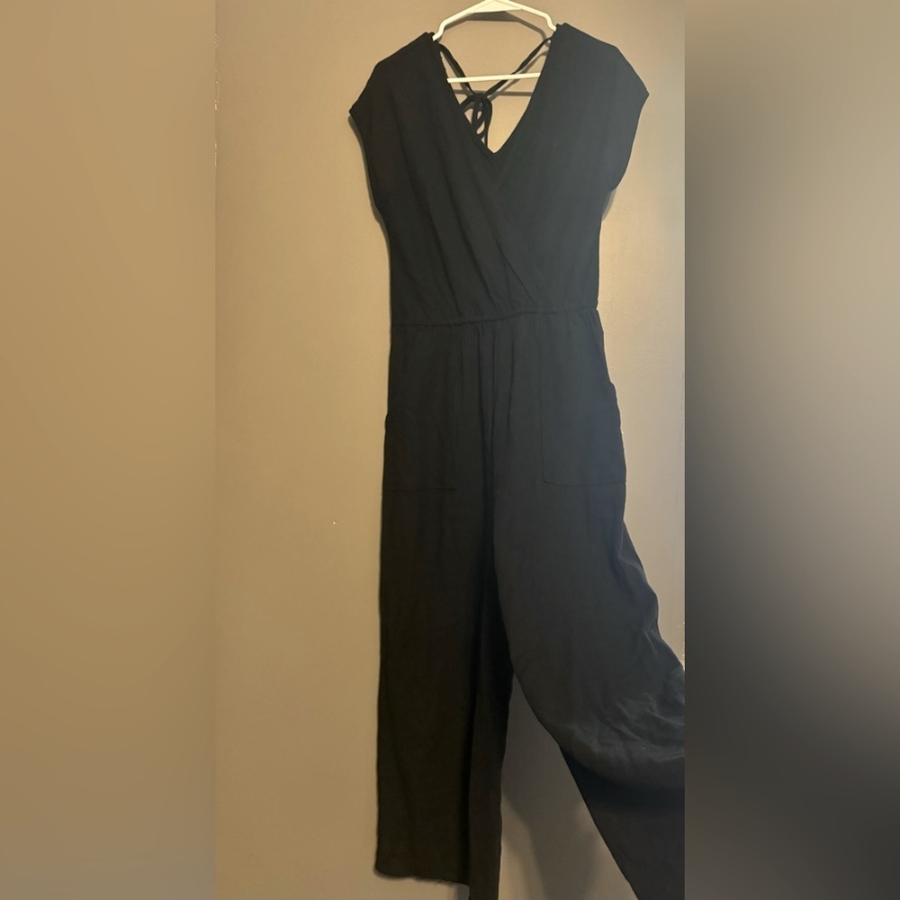 Rayon/linen jumpsuitt